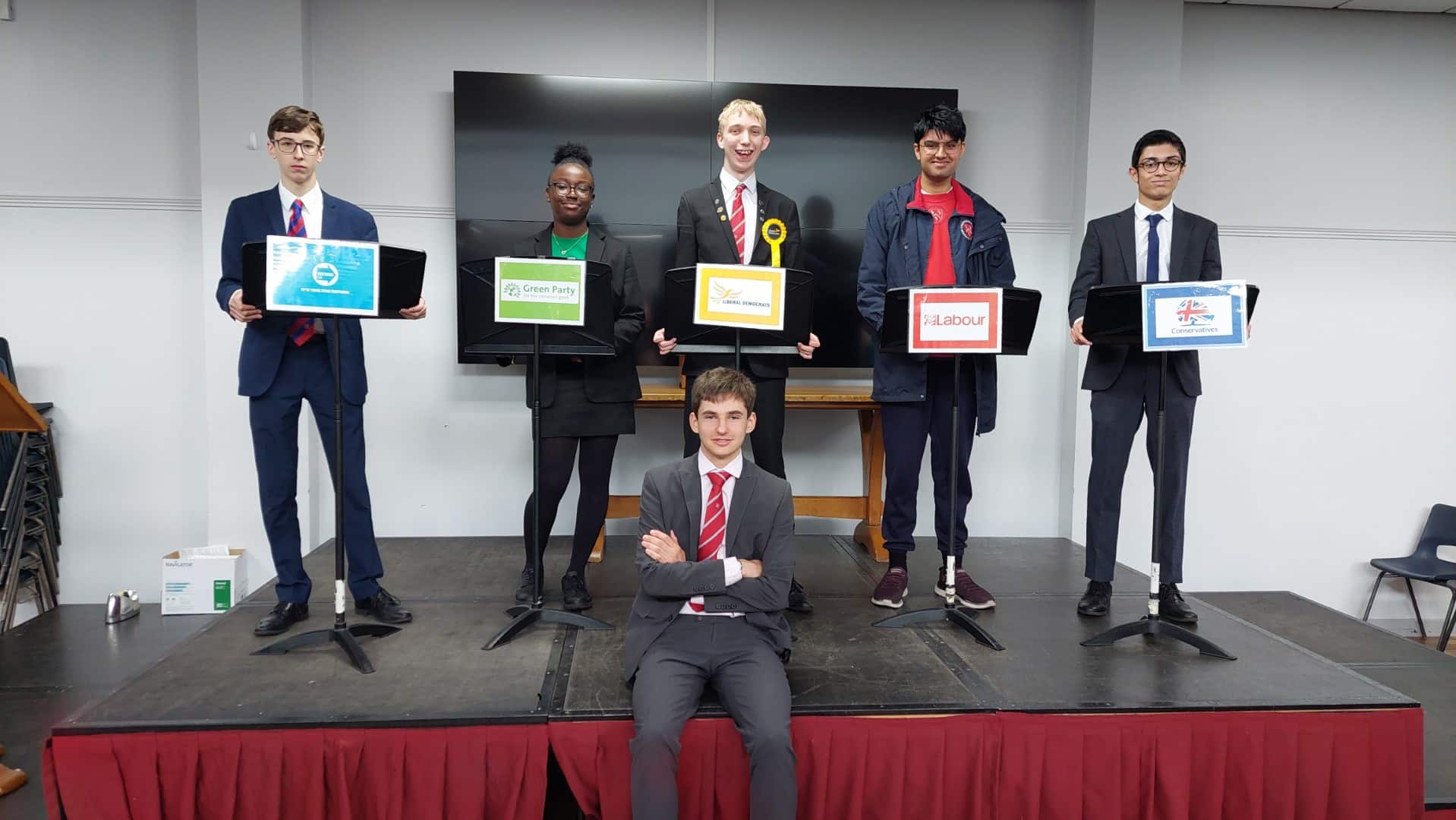 Loughborough Schools Foundation pupils replay party politics in alternative election